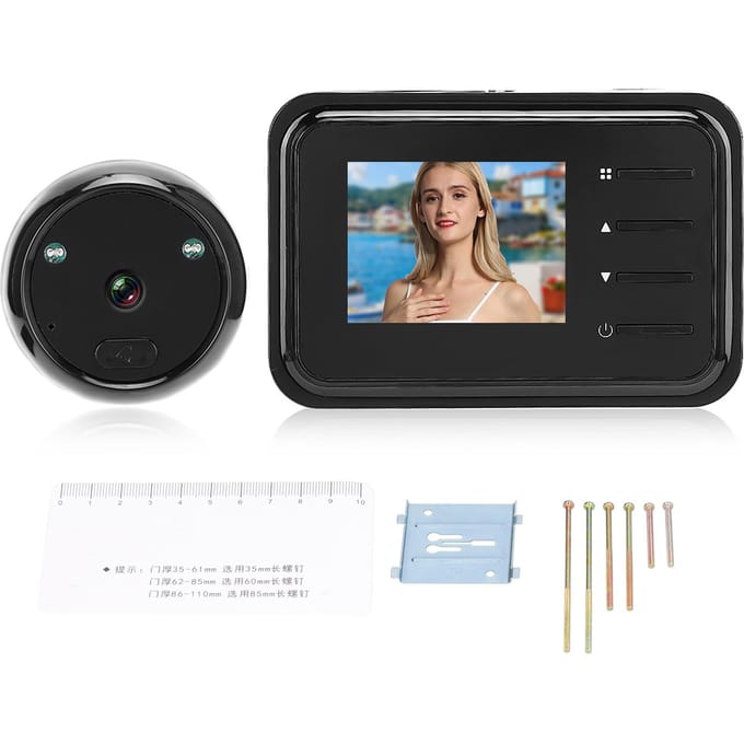 2.4in Video Deurbel Nachtzicht LCD Digitale Camera met 90 graden Groothoeklens voor Huishouden