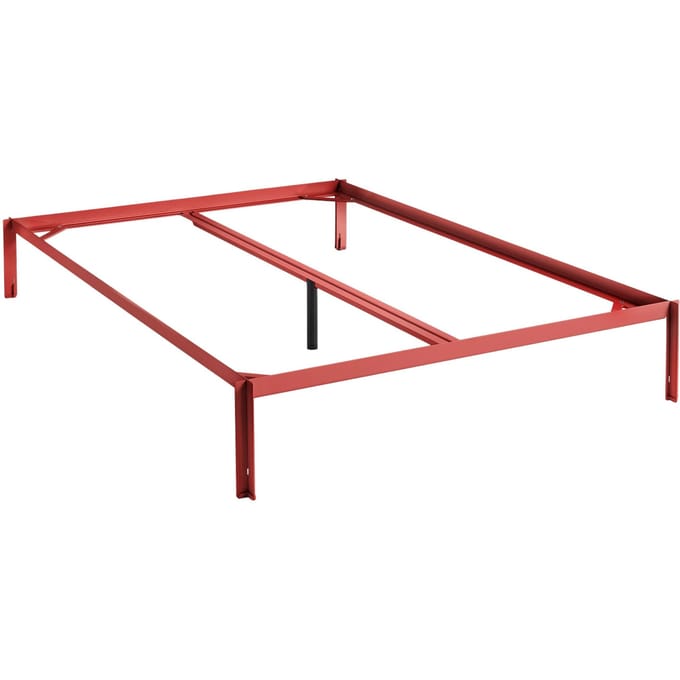 HAY Connect Bed - maroon red - 140 x 200 cm
