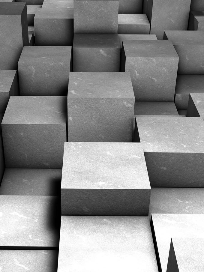 Fotobehang Abstract Modern Grey Pattern | XXL - 206cm x 275cm | 130g/m2 Vlies