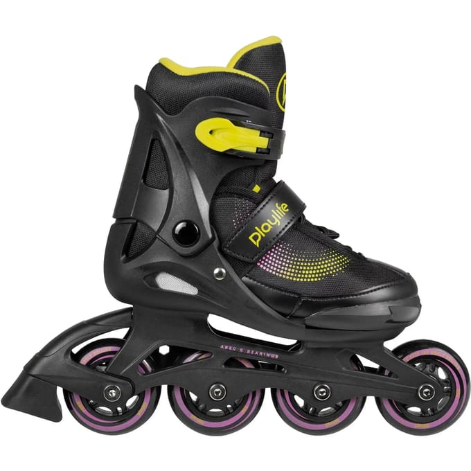 Powerslide Inlineskates Playlife Joker Junior Zwart/geel Mt 34-37