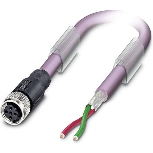 Phoenix Contact 1507324 Sensor/actuator dataconnector, geassembleerd M12 Aantal polen (sensoren): 2 Bus, recht 15.00 m 1 stuk(s)