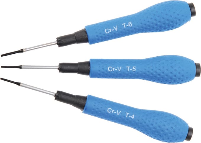 BGS Micro schroevendraaierset torx T4 - T6 3 delig