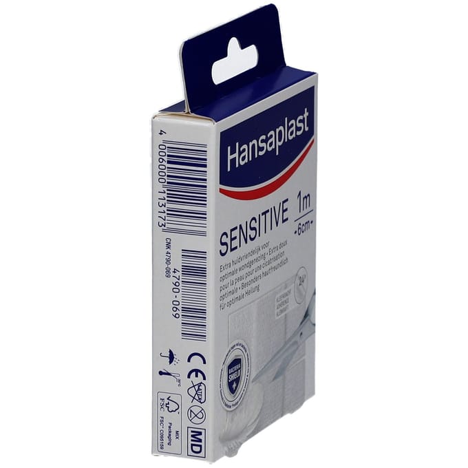 Hansaplast Sensitive 1m x 6cm 1 Pleister