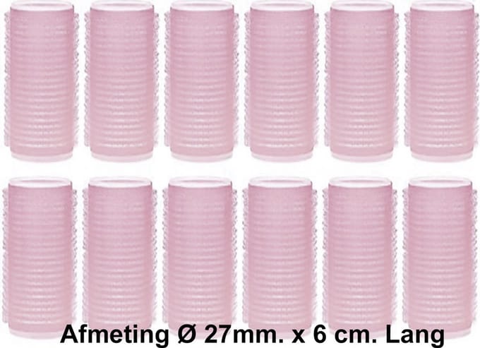 Rojafit Kleefkrullers - Ø 27 mm.- Rose - 12 stuks.!!
