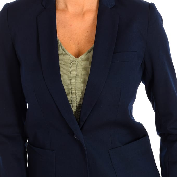 Slim fit blazer 9062 vrouw met lange mouwen