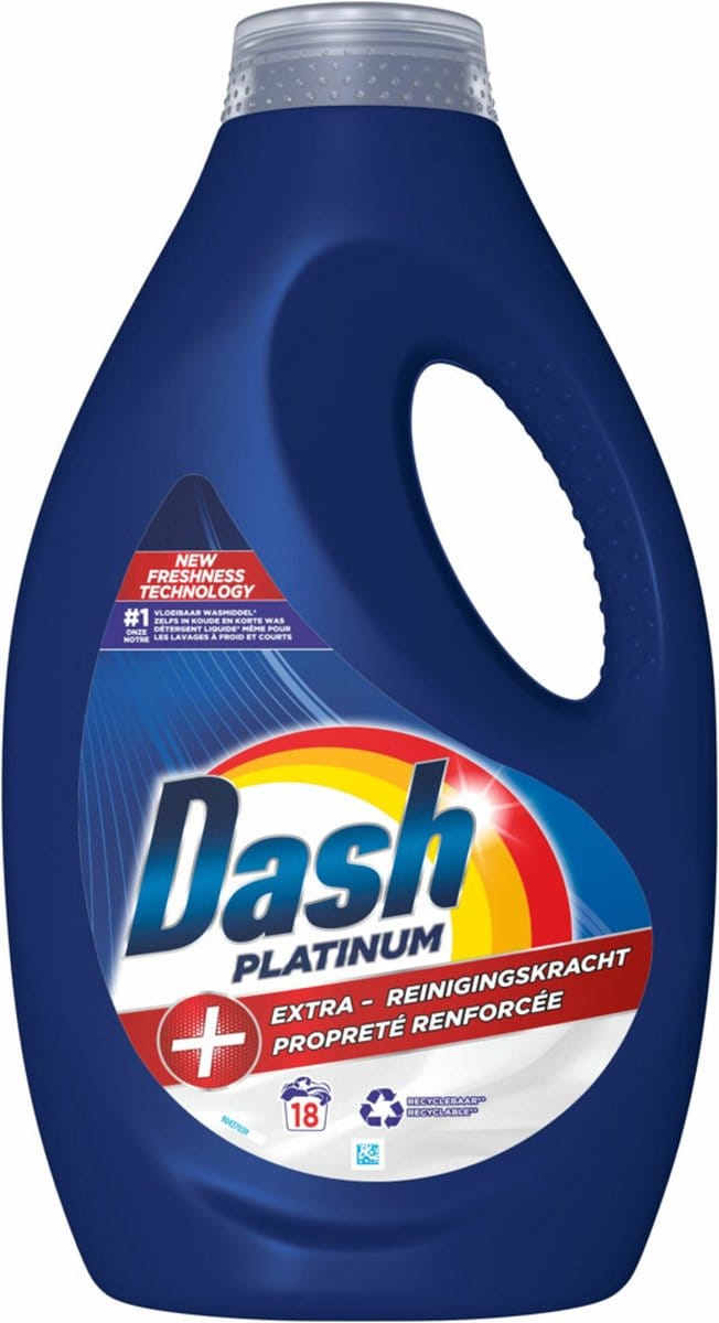 Dash Vloeibaar Wasmiddel Platinum 18 Wasbeurten - 810 ml