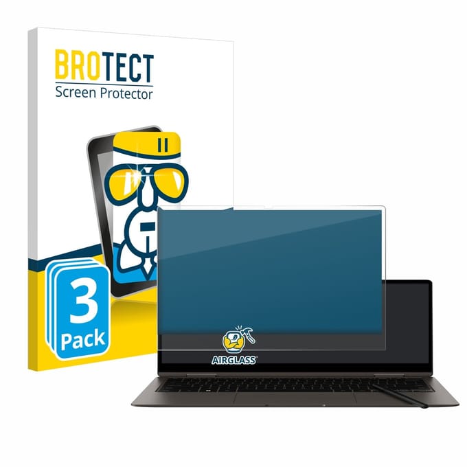 Screenprotector 3 Stuks voor Samsung Galaxy Book3 360 13" Beschermglas transparant