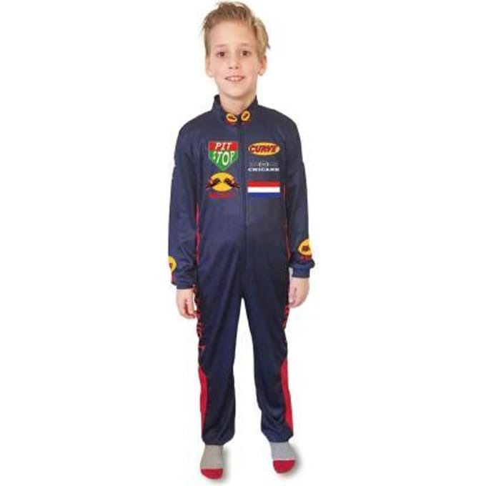 Rubie's Verkleedkostuum Coureur Jongens Donkerblauw Maat 128