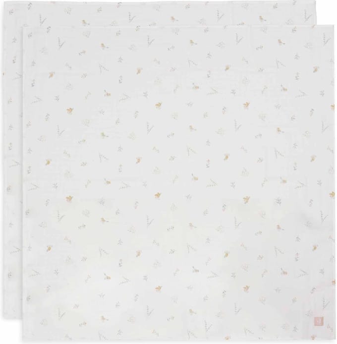Jollein Hydrofiele Doek Large 115x115cm Lovely Birds (2pack)