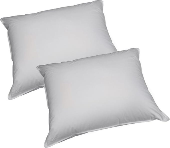 Slaap Vaak Luxe Anti-allergie Hoofdkussen Set (2 Stuks) - 800 gram - Medium - 60x70 cm - Wit