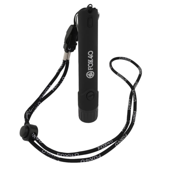 Fox 40 elektronische scheidsrechtersfluit + LED lampje (Hockey)