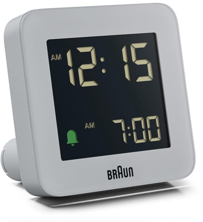 Braun BC09G - Wekker - Digitaal - Grijs