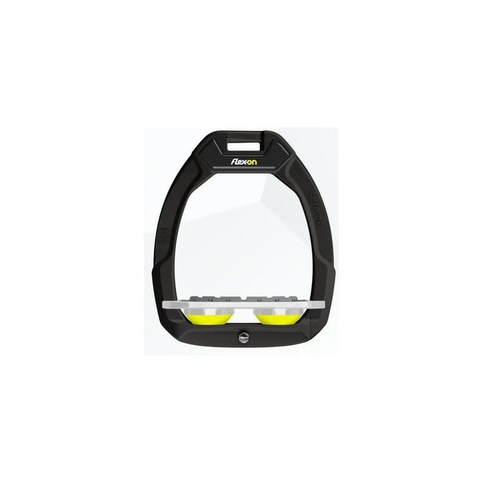 Veiligheidstuigriemen Plat Grip Zwart/Grijs/Geel Flex-On Safe-On