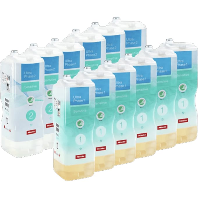 Miele set UltraPhase Sensitive 1 & 2 (12 flacons) - jaarpakket
