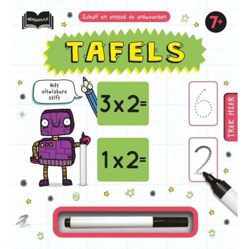 Schuif en ontdek - Tafels Kartonboekjes