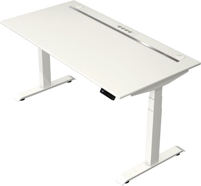 Kerkmann - Zit sta bureau Move Boost 4 - 160x80cm - wit-wit