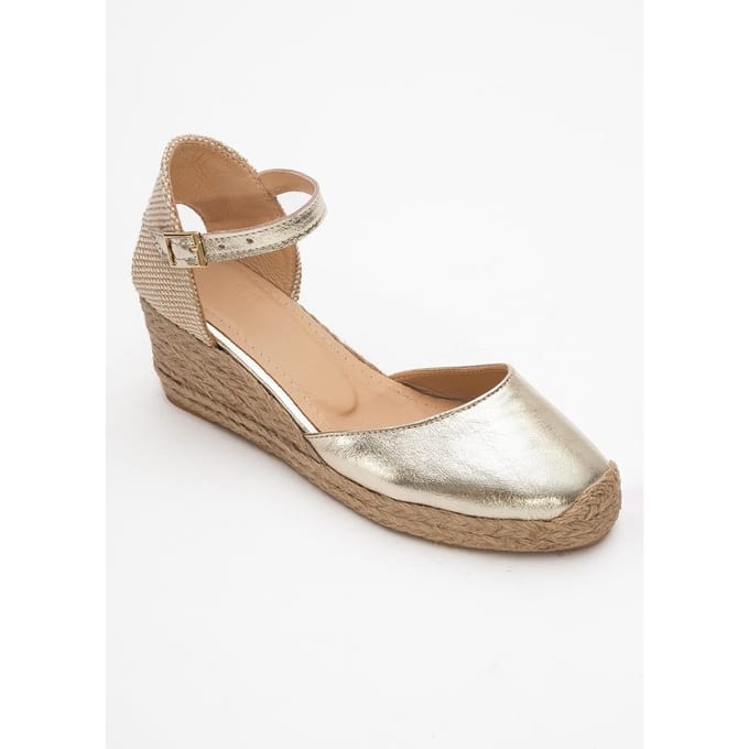 Aldea Leren Platform Espadrille (Dames)