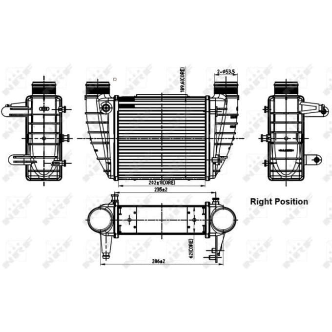 Intercooler NRF 30252