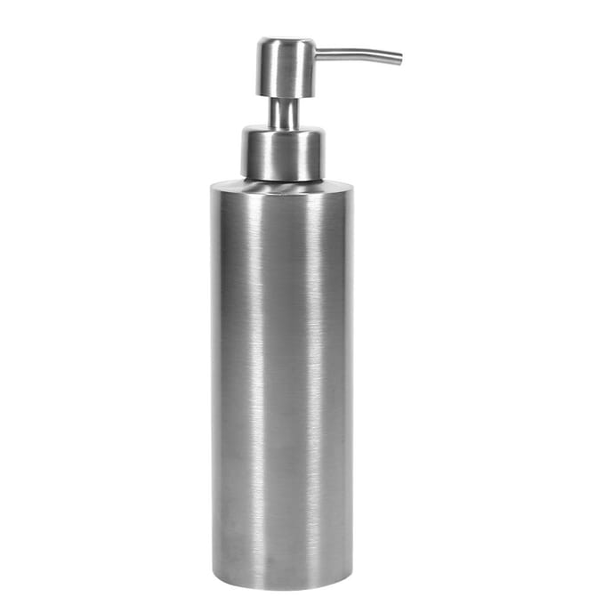 350ml RVS Zeepdispenser Keukenaanrechtkraan Badkamer Shampoo Doos Zeepcontainer gray