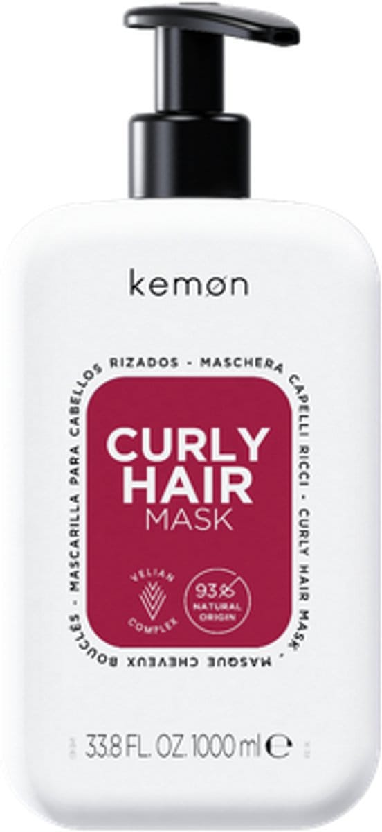 Kemon, Cheveux Bouclés, Masque Crème Traitant Cheveux, 1000 ml