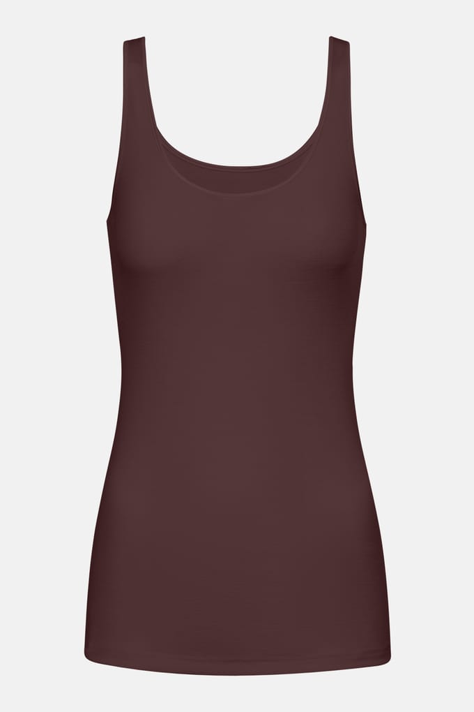 Sporty-hemd Serie Wool&Silk Hot Maroon