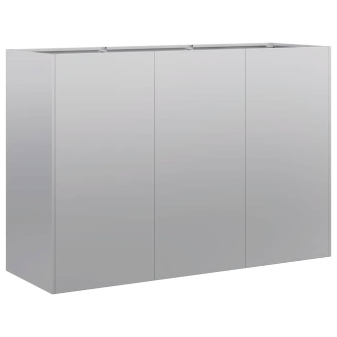 vidaXL - Plantenbak - 120x40x80 - cm - gegalvaniseerd - staal