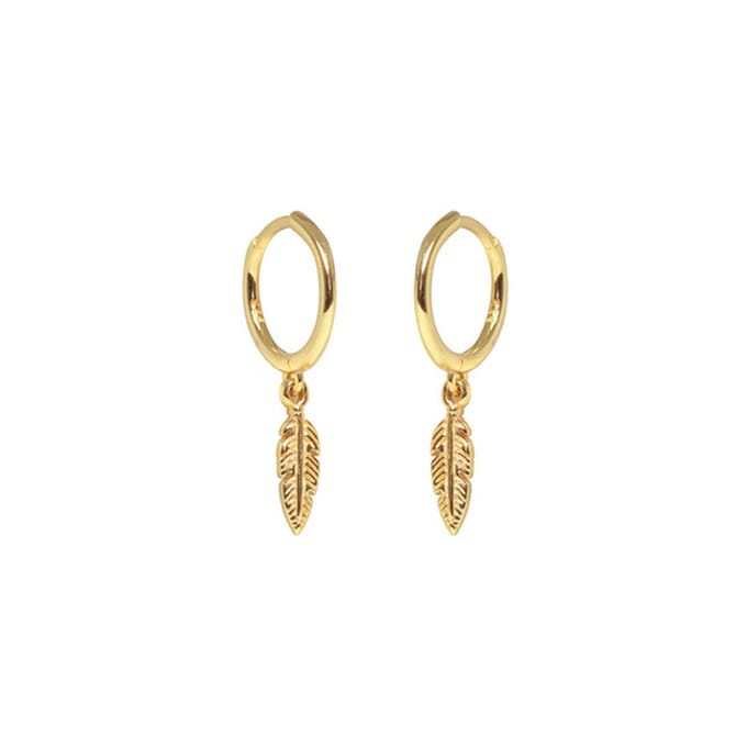 Oorring .925 Silver veer 0.8x8 - Goud - LMPiercings