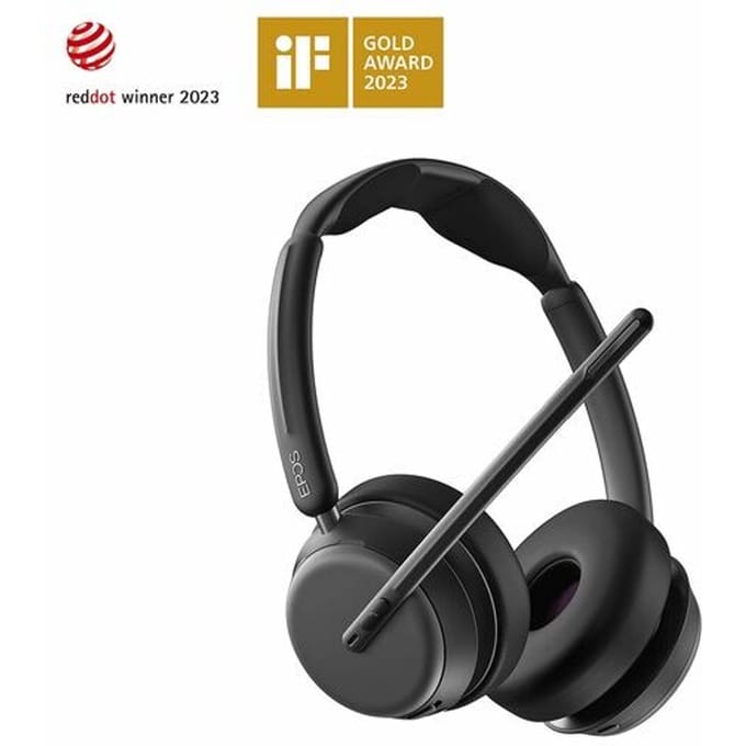 EPOS Impact 1060 ANC On Ear headset Bluetooth Stereo Zwart Noise Cancelling Headset Computer