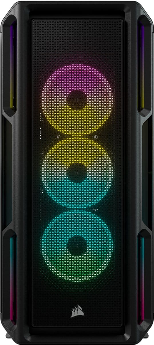 PC- Behuizing - Case - Corsair 5000T RGB TG - Midtowermodel - ATX - USB/Audio - gehard glas - zwart