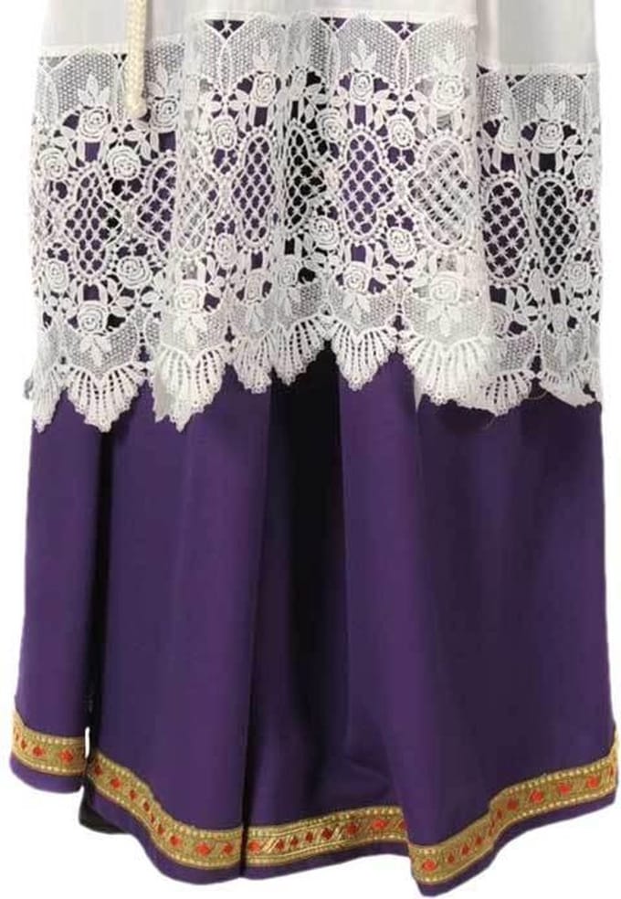 Witbaard Broekrok Sint Polyester Paars One-size