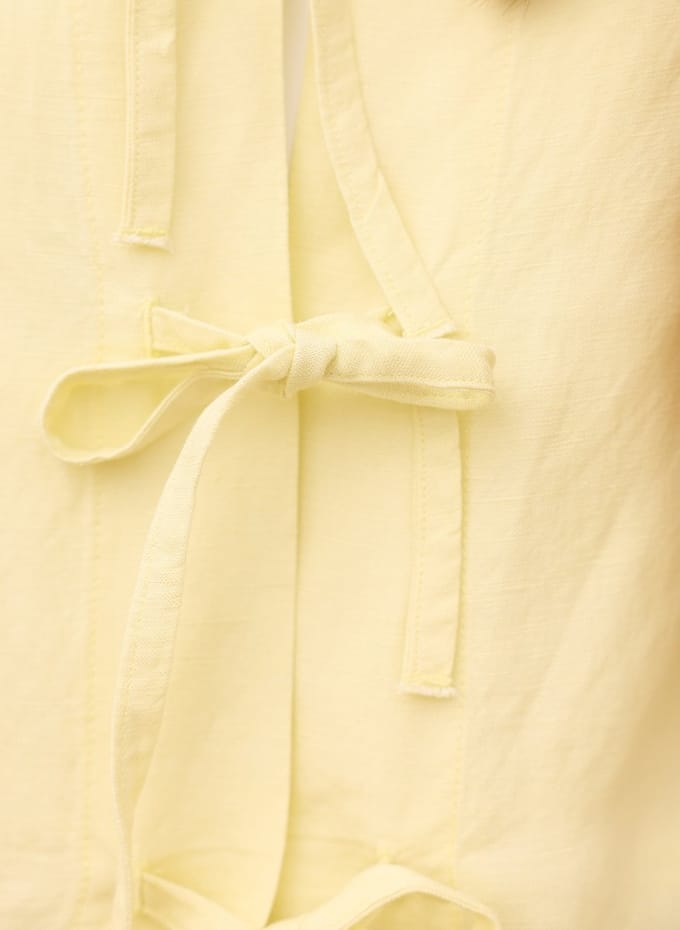 YEST Karinne Tops - Pastel Yellow - maat 46