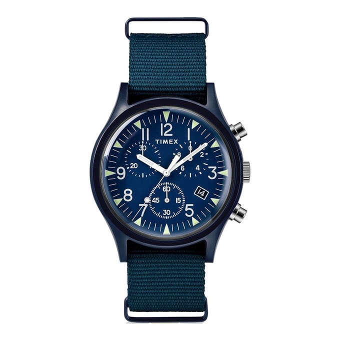 Timex TW2R67600 - Blauwe wijzerplaat - Unisex - QuartzHorloge