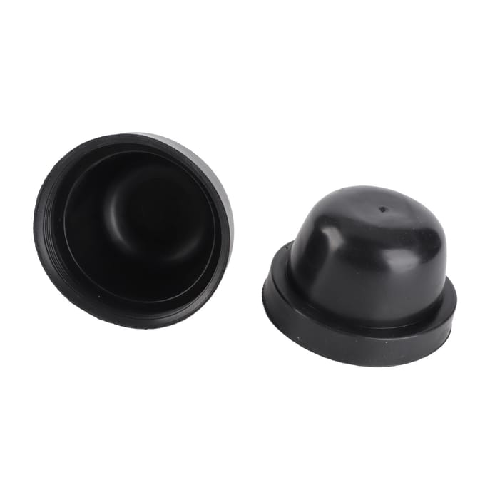 2 Stuks 70mm Auto LED Lamp Koplamp Rubber Waterdicht Stofdicht Afsluitdeksel black