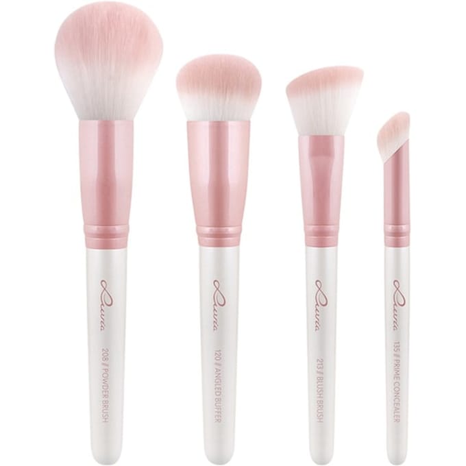 Luvia Cosmetics Brush Set Prime Vegan Candy Flawless Face Teint Dames
