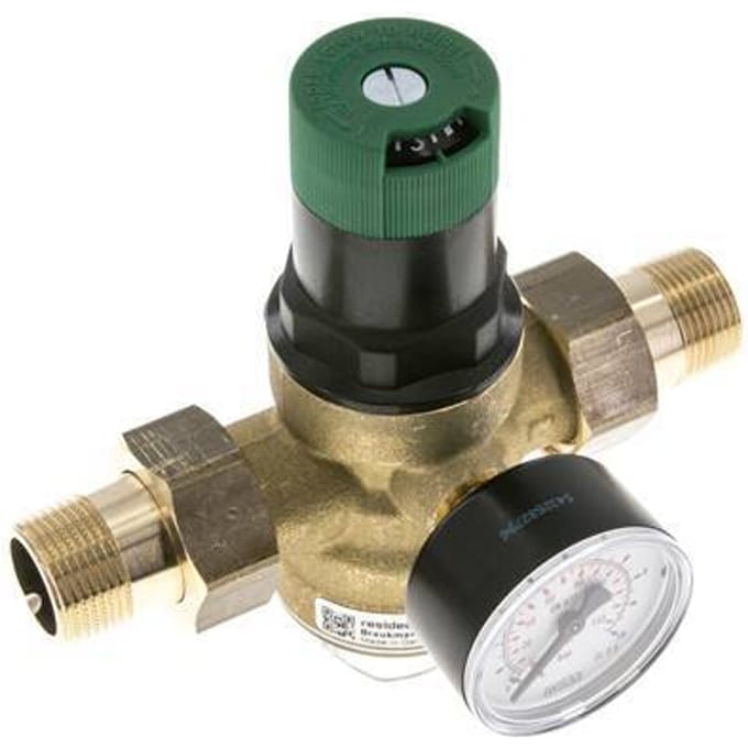 Filterdrukregelaar Messing R3/4'' 52 L/Min 1.5-6 Bar/22-87Psi Drinkwater