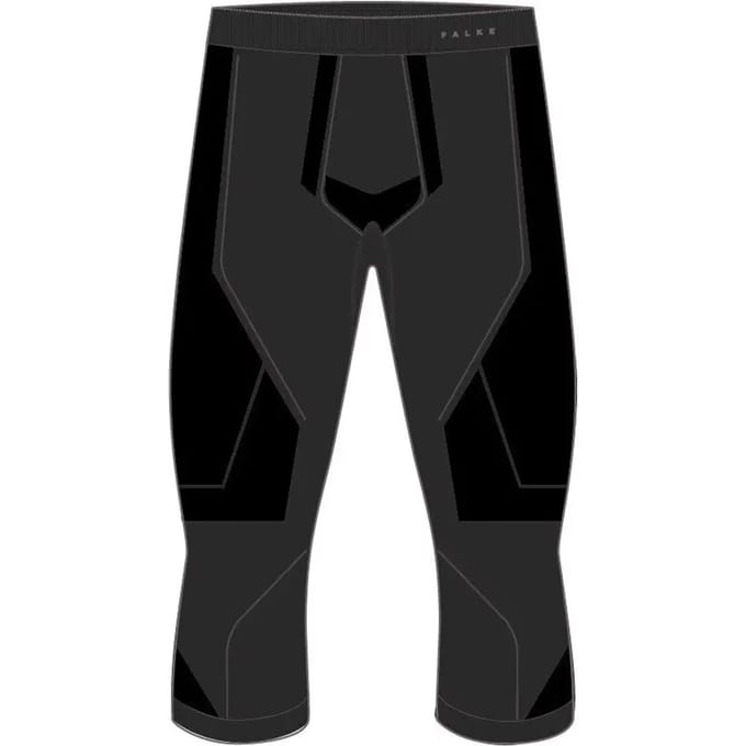 FALKE Warm 3/4 sneldrogend functioneel materiaal functioneel ondergoed heren zwart - maat M