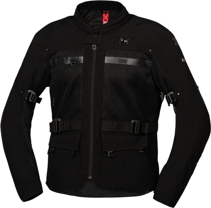 IXS Venture-BigAir 1.0 Zwart Textiele Motorjas - Jas