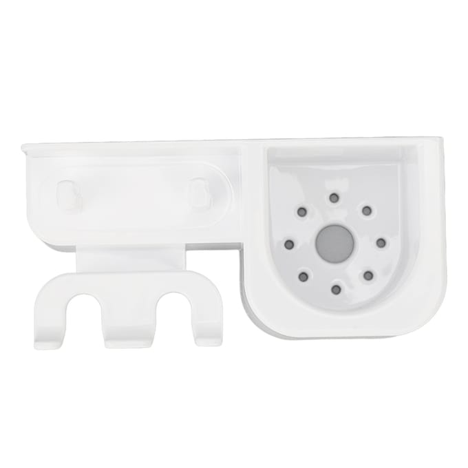 Support de brosse à dents électrique, étanche, auto-adhésif, fixation murale white
