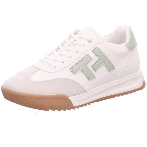 Tom Tailor - Sneakers met colourblocking - Maat 39 - white-sage