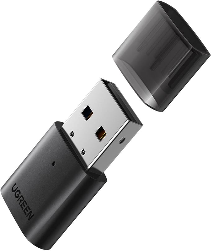 USB Bluetooth-adapter UGREEN CM390 (80889) Nieuwe versie, Zwart