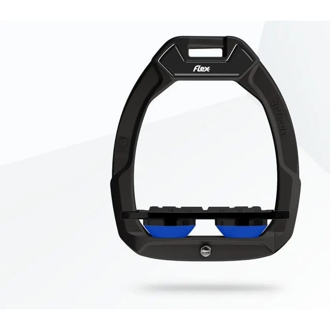 Veiligheidseitjes Plat Grip Zwart/Zwart/Blauw Flex-On Safe-On