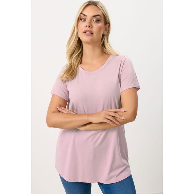 Yours Lichtroze Tshirt Size 50-52