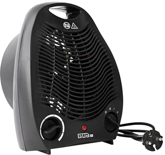 Ventilatorkachel met 2000 W Verwarmingsvermogen en Traploze Thermostaat
