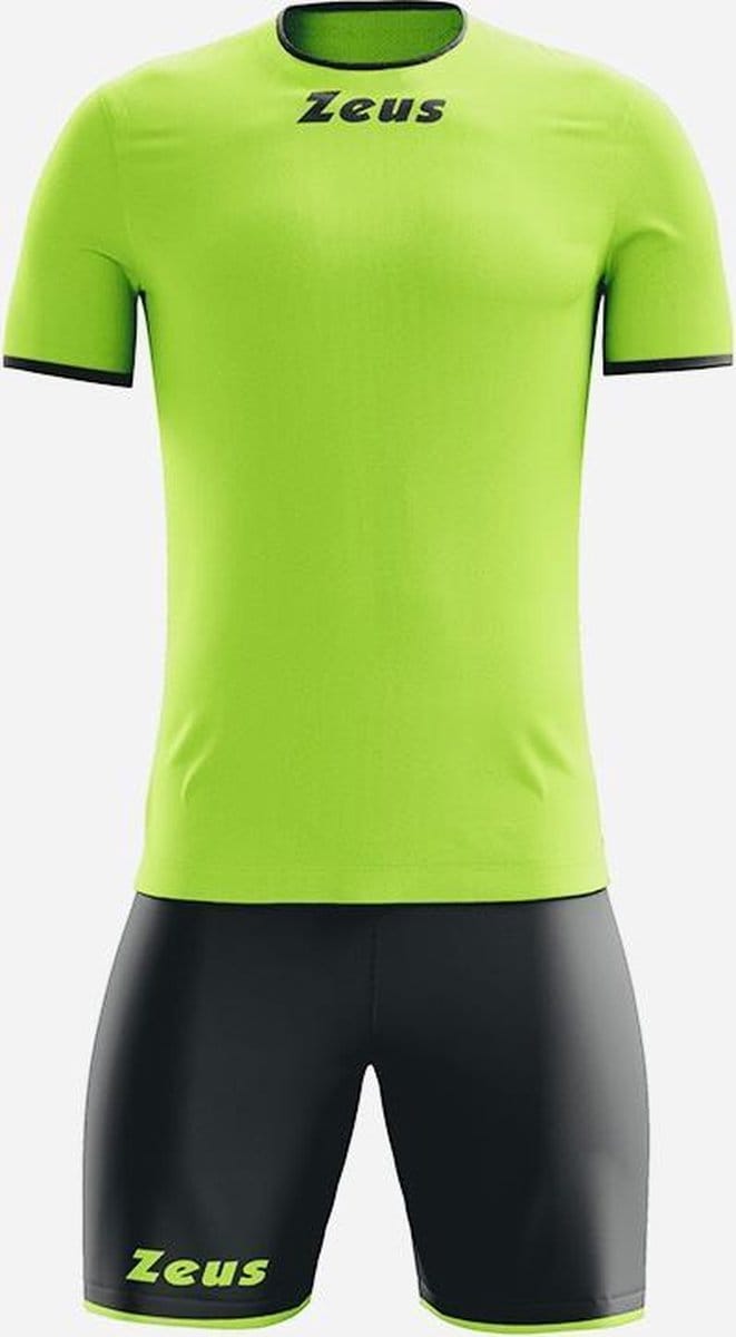 Tenue Zeus Kit Sticker, Fluor Groen/Zwart, maat L
