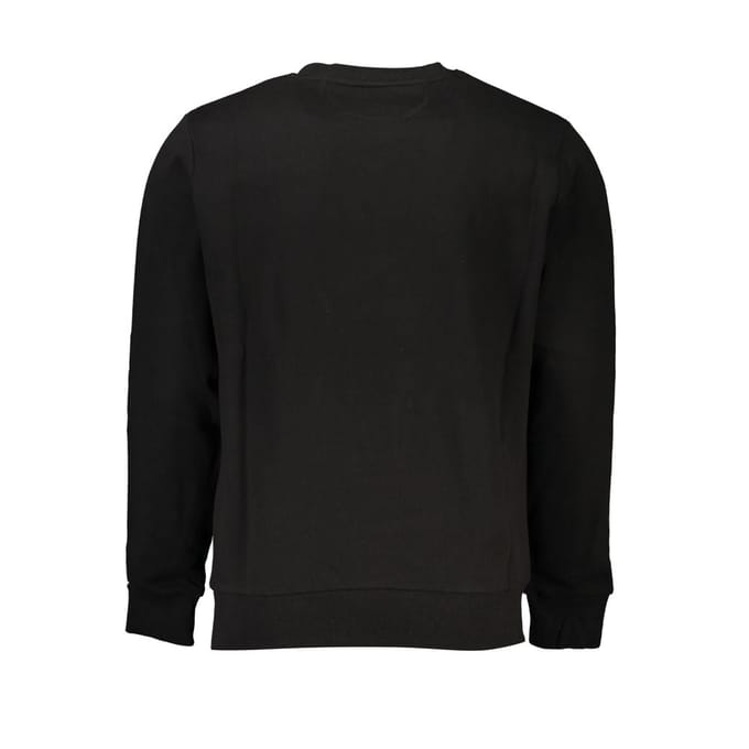 La Martina Zwart Katoenen Heren Sweatshirt