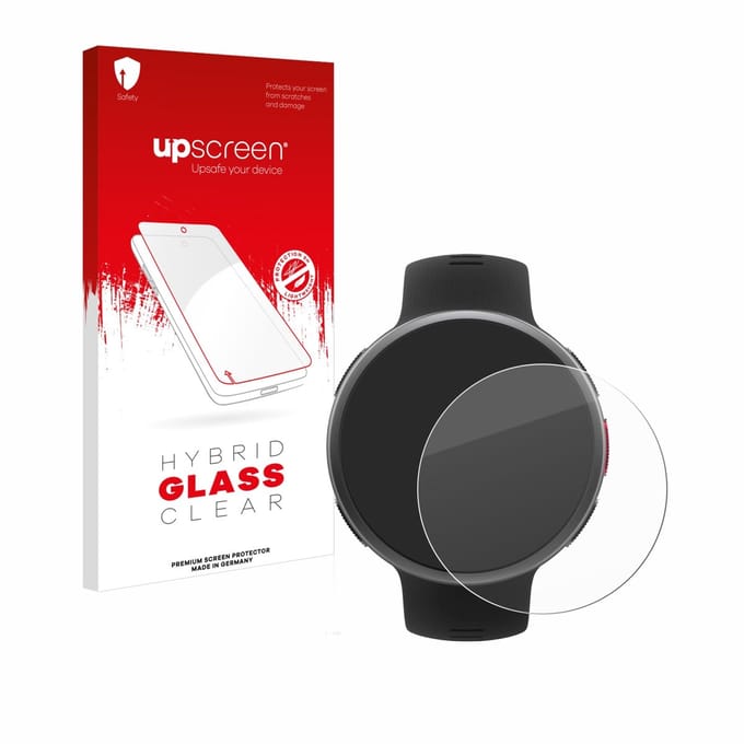 upscreen - Screenprotector voor Polar Vantage V2 - Folie Beschermfolie Beschermglas transparant