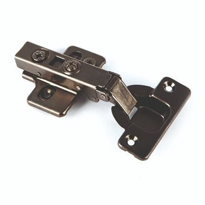 Zwart Softclose scharnier voorliggend 110°