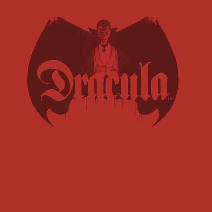 Universal Monsters Dracula Crest T-shirt - Rood - S