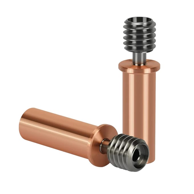 2 STUKS 3D Printer Extruder Koper Titanium Legering Keelbuis voor Kobra 2Kobra 2 NeoKobra 2