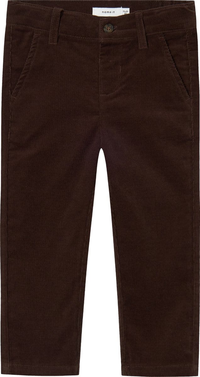 Name it Broek velours bruin - NMMRICORD - Maat 110